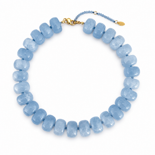 Chunky Resin & Natural Stone Bead Necklace