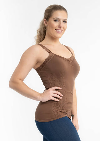 Lace Cami: Toffee