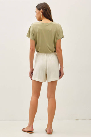 LINEN CLASSIC CUT SHORTS