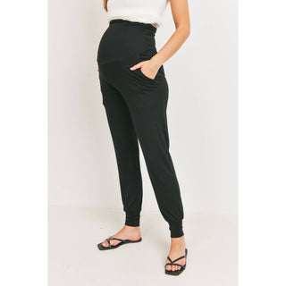 Foldover Jogger Pants with Pockets