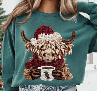 Highland Cow Graphic Apparel by Kindred Flame Outfitters