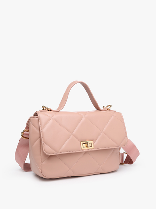 Harp Quilted Crossbody – Twist Lock Bag | EH2244