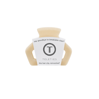 TELETIES - Open Almond Beige | Petite | Hair Clip
