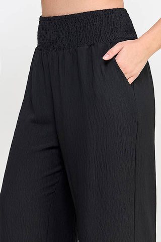 Wide Leg Black Pant- plus