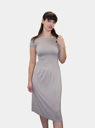 Knee Length Cap Sleeve Dress