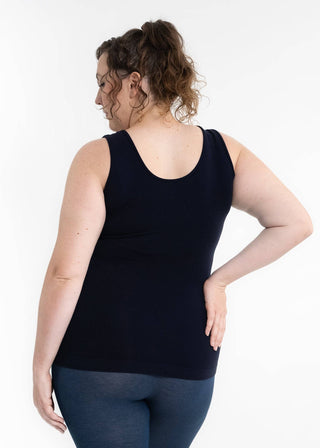 Reversible Tank - Curvy Fit: Ivory