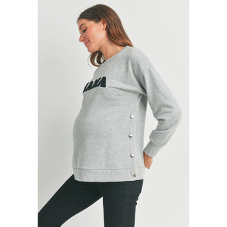 Sweatshirt with Mama Patch