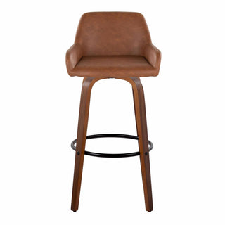 LumiSource and Grandview Gallery - Daniella 30" Fixed-Height Barstool - Set of 2