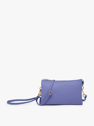 Jen & Co. - Riley Monogrammable 3 Compartment Crossbody/Wristlet | M013