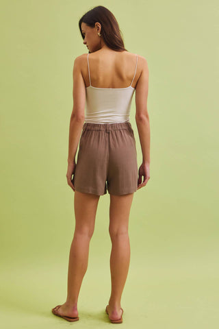 LINEN CLASSIC CUT SHORTS