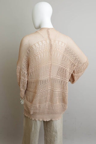 Knit Cardigan Rust