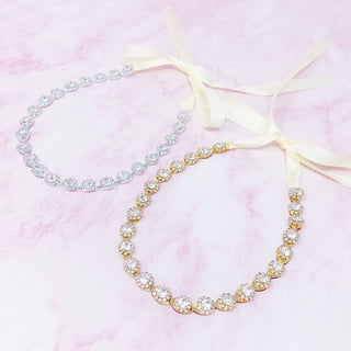 Shines On The Sash Headband: Silver