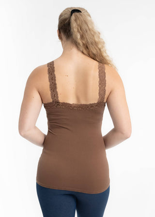 Lace Cami: Toffee