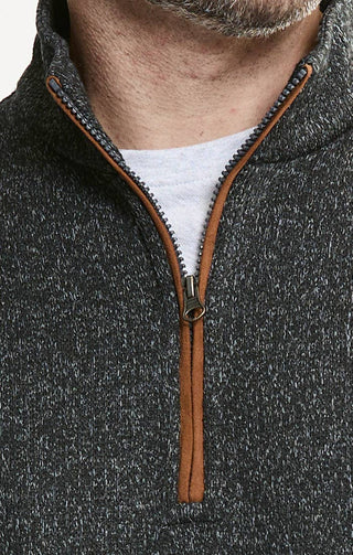 JACHS NY - Stretch Sweater Fleece Quarter Zip Pullover