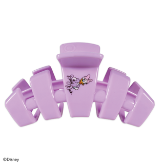 Light purple claw hair clip with Daisy Duck character graphic
