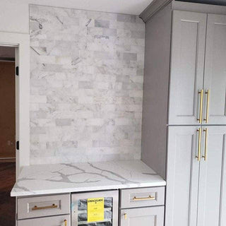 Industry Hardware - Lew's Square Bar Cabinet Knobs and Handles in Brushed Brass