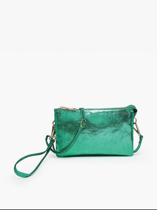 Jen & Co. - Riley Monogrammable 3 Compartment Crossbody/Wristlet | M013
