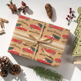 WAGON KRAFT WRAPPING PAPER