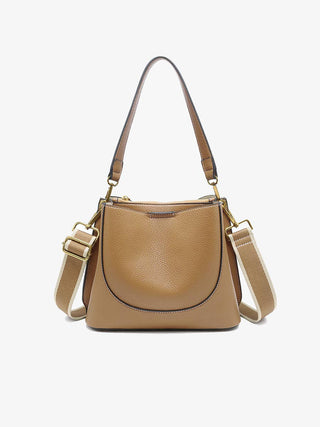 Corinna Bucket Bag – Two-Tone Canvas Guitar Strap | M2765