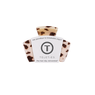 TELETIES - Classic | Blonde Tortoise | Petite | Claw Clip