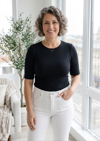 Elbow Sleeve Top