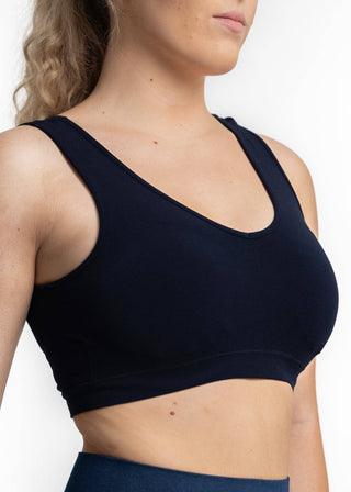 V-Neck Bra: NAVY