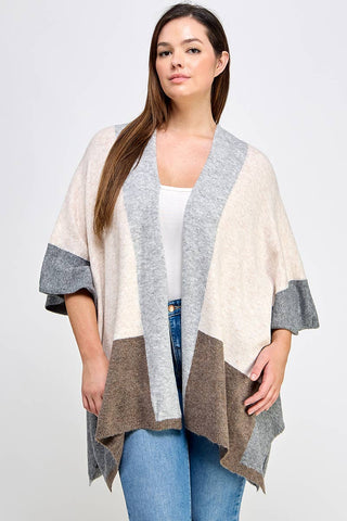 Cardigan Colorblock Knit