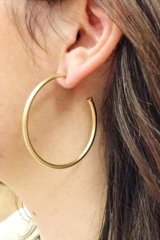 Gold Hoop Earrings