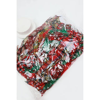 Christmas Theme Scarf Scrunchie