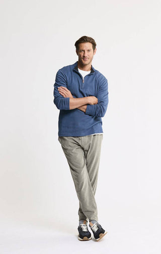 JACHS NY - Cotton Modal Blend Quarter Zip Pullover