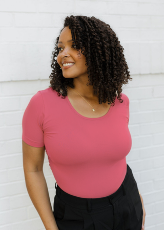 ELIETIAN - Short Sleeve Top - Curvy Fit