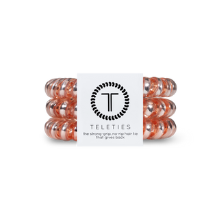 Spiral Hair Coil Hair Ties, Large – Millennial Pink TELETIES