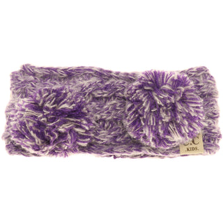 KIDS Multi-tone Double Pom Head Wrap