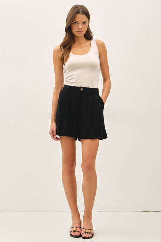 LINEN CLASSIC CUT SHORTS