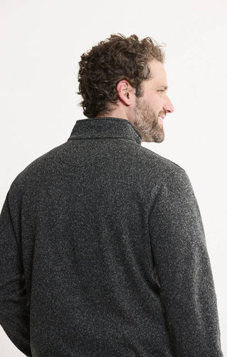 JACHS NY - Stretch Sweater Fleece Quarter Zip Pullover