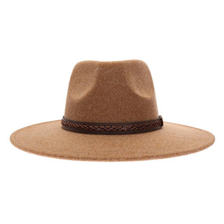 C.C Panama HAT -Decorative Trim Band Vegan Fabric