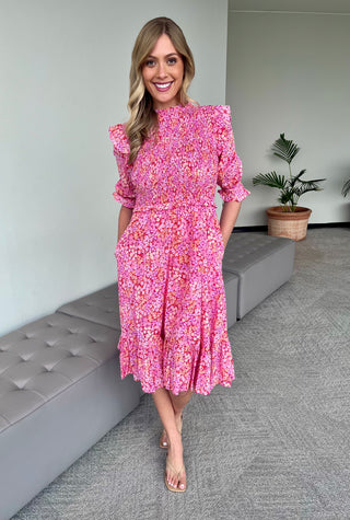 Signature Floral Print Dress