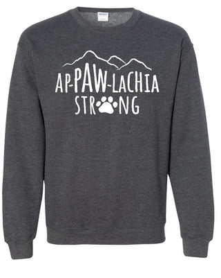 Dark gray Ap-paw-lachia Strong sweatshirt
