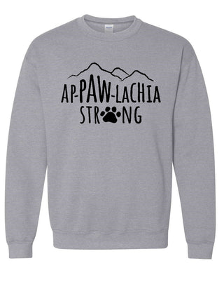 Light gray Ap-paw-lachia Strong sweatshirt