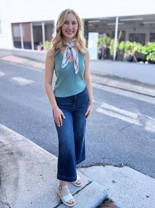 HW T.C. CLAUDIA  Ankle Wide DK Deep Indigo