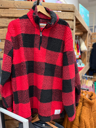 Buffalo Plaid 1/4 Zip