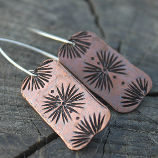 Copper Aster Earrings