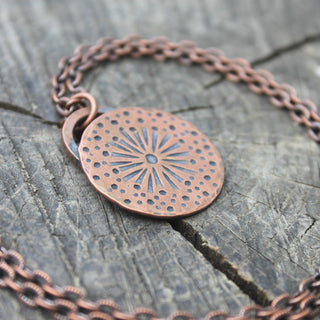 Copper Rain in Sunshine Necklace