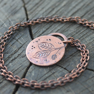 Copper Wild Cherry Necklace