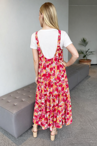 Sleeveless Floral Print Dress