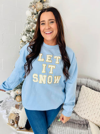 Let it snow crewneck