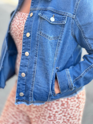 Frayed Denim Jacket