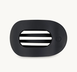 Midnight Matte Medium Flat Round Hair Clip