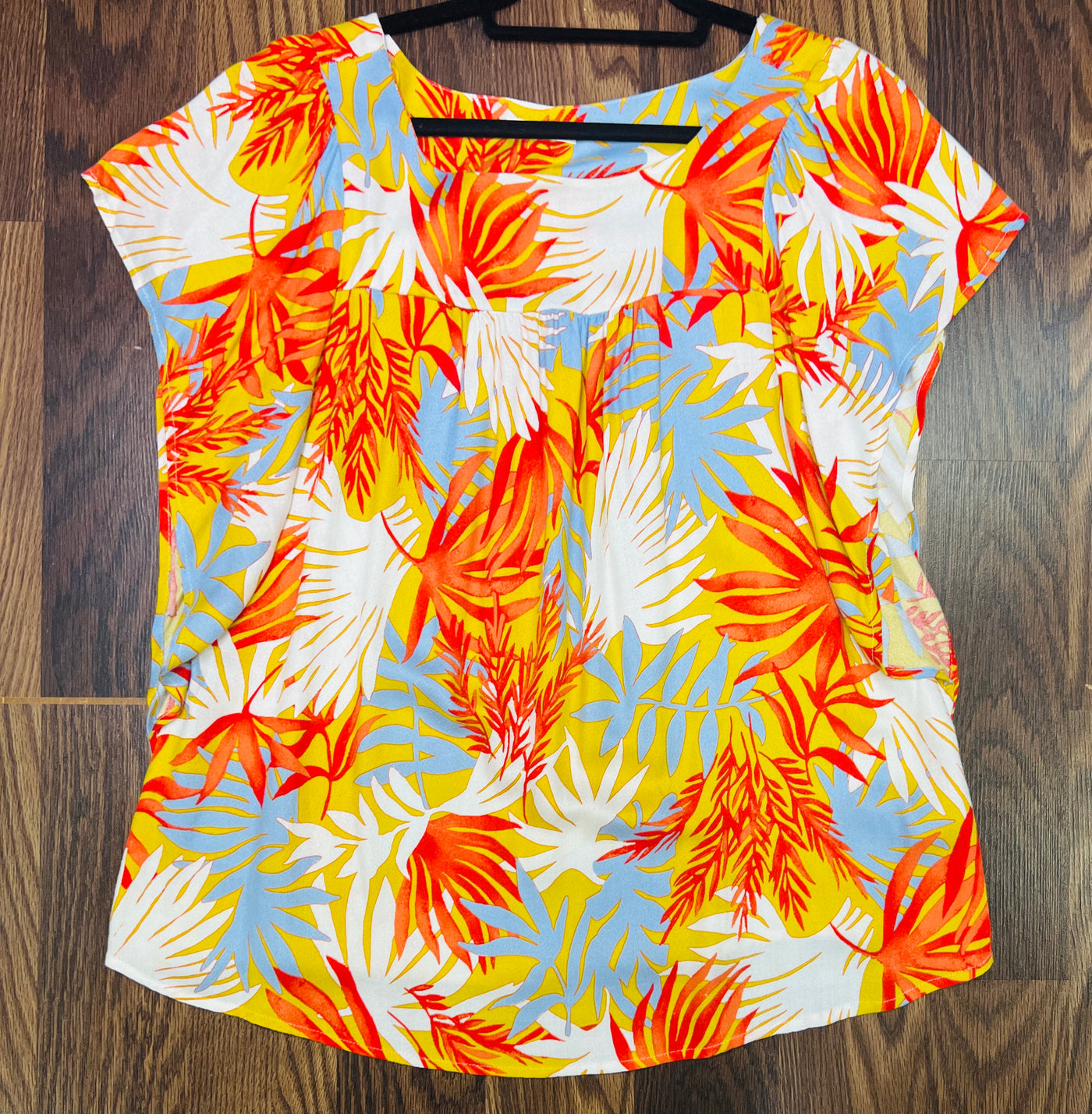 Floral Print Vacation Top