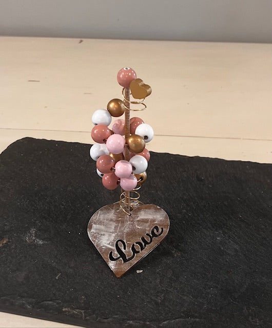 Whimsical Bobble Bead Valentine Decoration